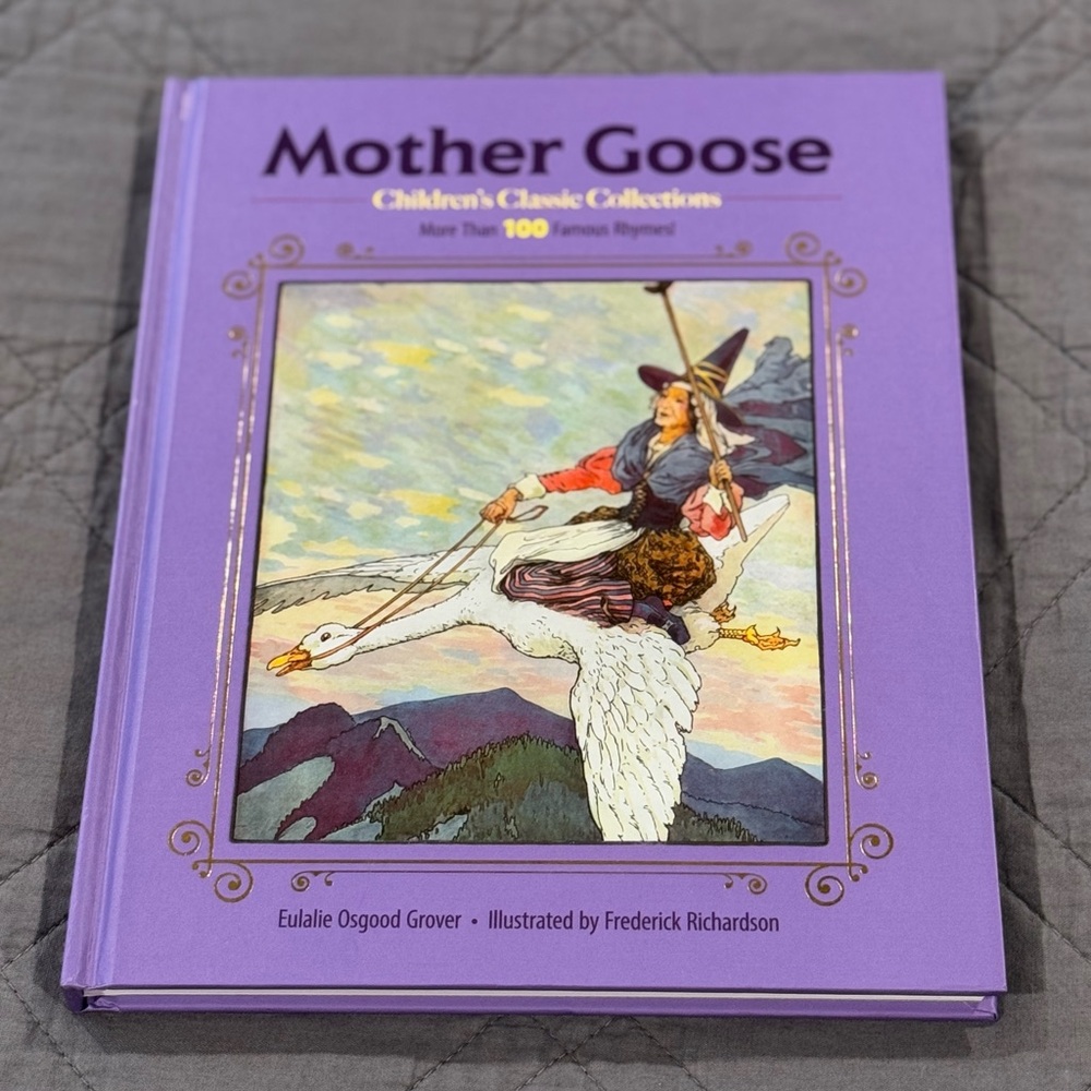 Mother Goose Children's Classic Collection Book - Purple Cover